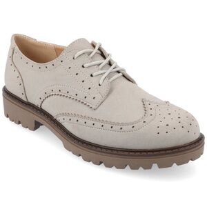 Journee Collection Claudiya Wingtip Oxford - Worn Once!